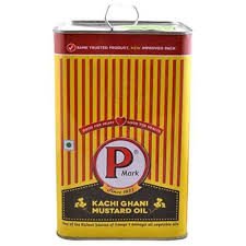 P Mark Kachi  Ghani Mustard oil 5ltr