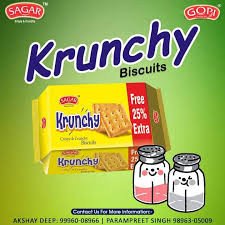 CRUNCHY SWEET & SALTY BISCUITS